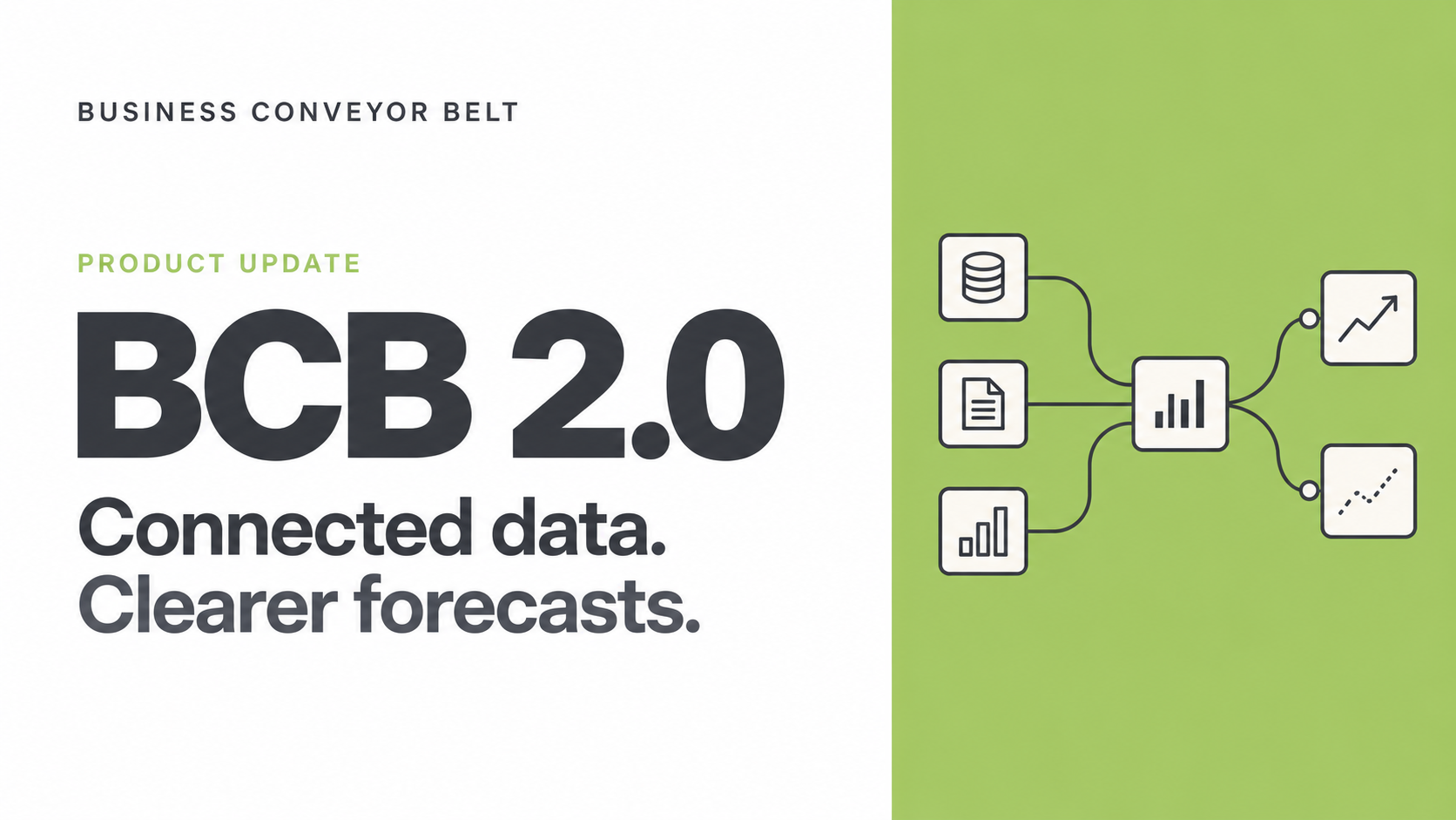 Business Conveyor Belt 2.0: More connected data, clearer forecasts